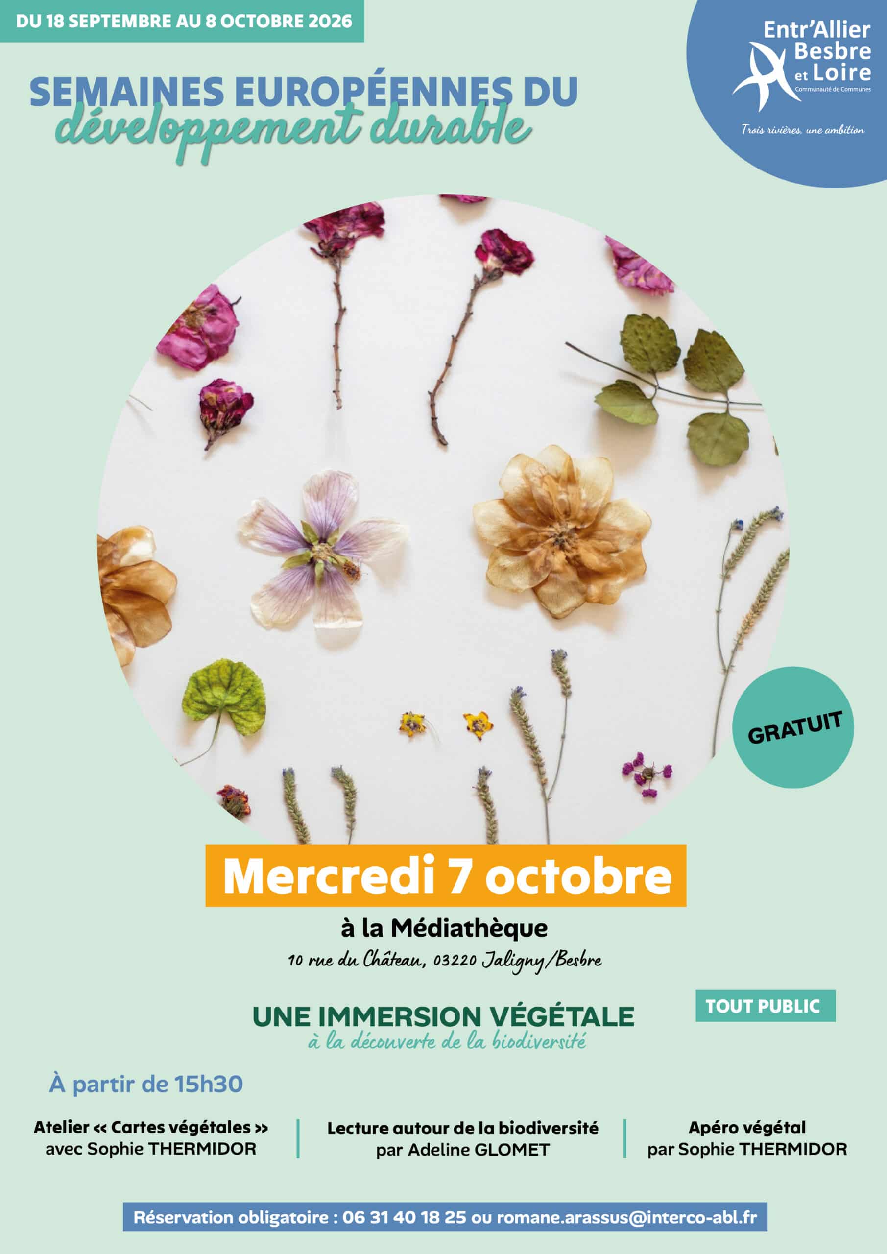 Affiche - Animation végétale_Plan de travail 1