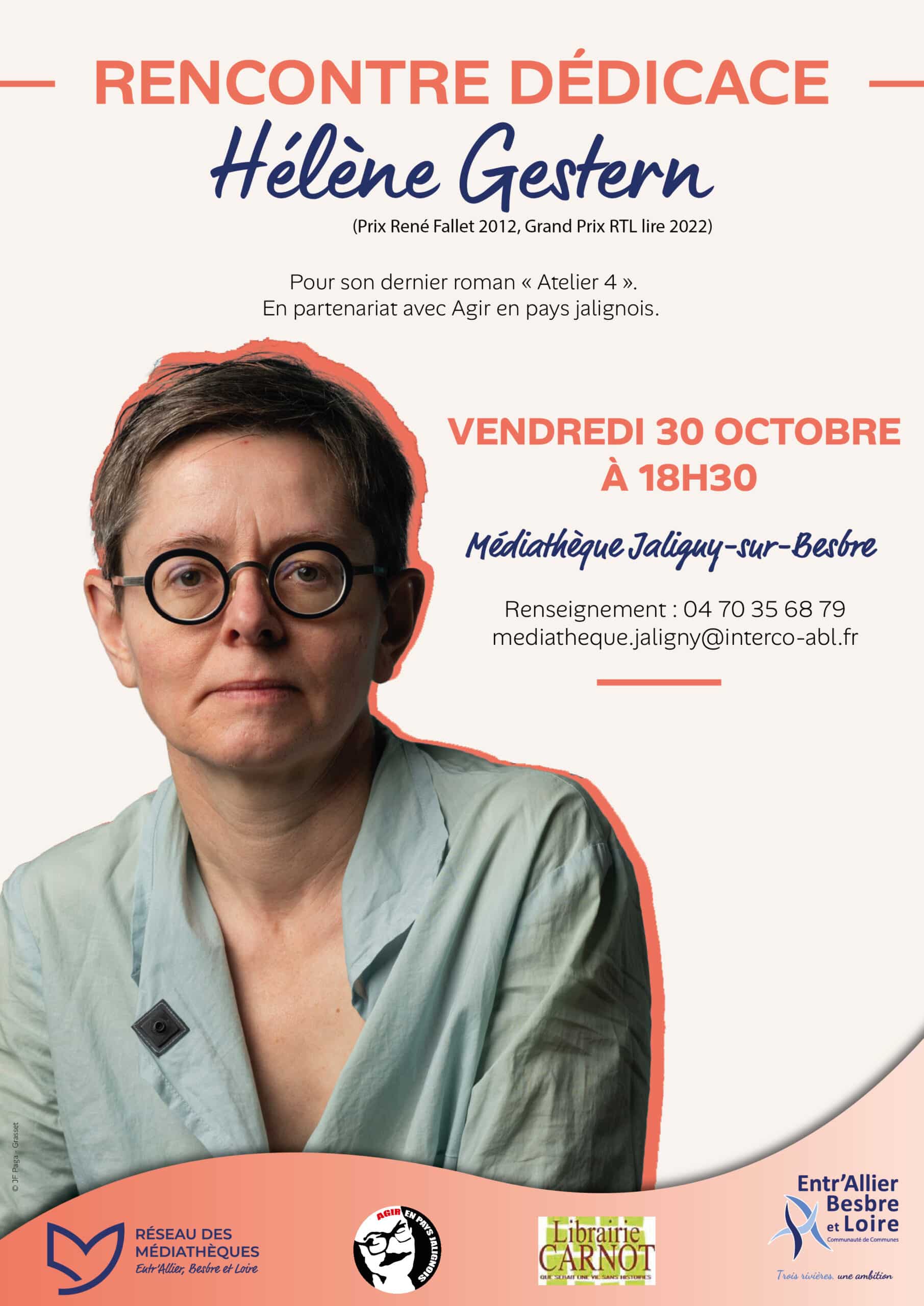 Rencontre dédicace Hélène GESTERN_Plan de travail 1
